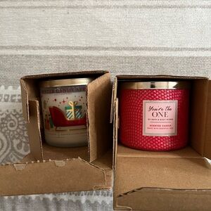 Bath & Body Works 3-wick candles